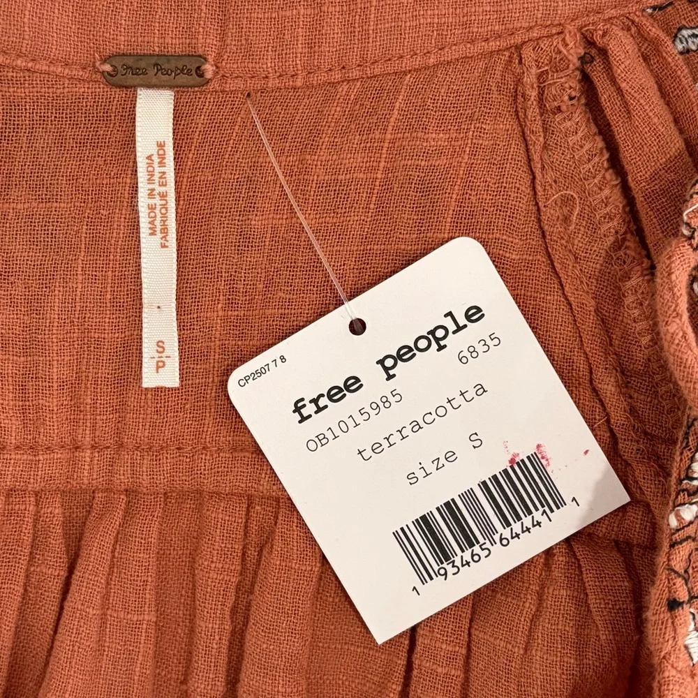NWT Free People Terracotta Tunic size Small - Picture 7 of 10